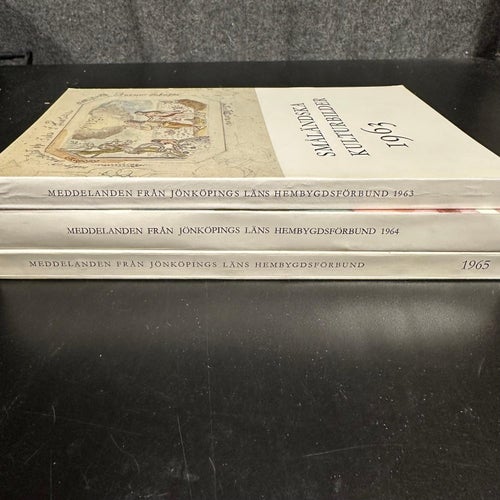3 x Småländska kulturbilder 1963-1965