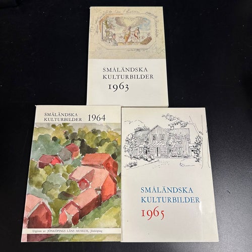 3 x Småländska kulturbilder 1963-1965