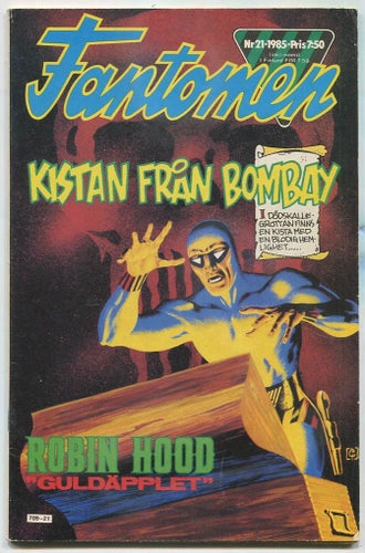 Fantomen 1985 nr 21 Robin Hood , Blueberry, Ladyhawke