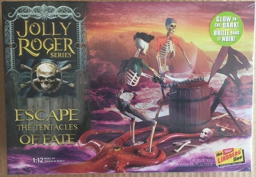JOLLY ROGER ESCAPE THE TENTACLES OF FATE 1/12 Lindberg OÖPPNAD
