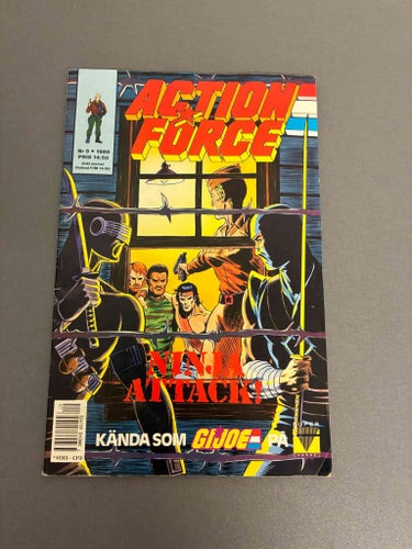 Action Force nr 9 1989 GI Joe