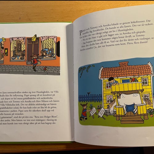 Pippi Långstrump i Humlegården av Astrid Lindgren, 1986