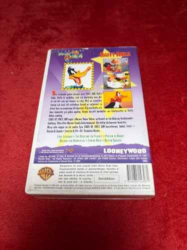 Stars of Space Jam - Duffy anka, VHS! (Svensksåld)