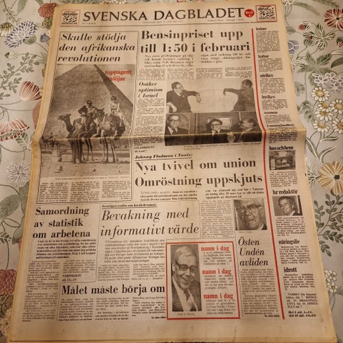 Svenska Dagbladet från 16 januari 1974