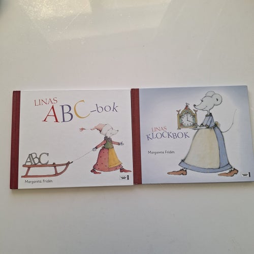 Linas ABC-bok och Linas Klockbok av Margareta Fridén