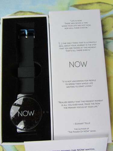 NOW Watch - Svart armbandsur med silikonrem
