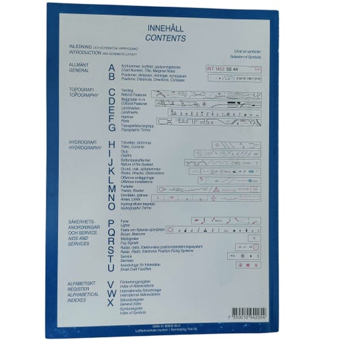 INT 1 Symbols Abbreviations Terms used on charts - Sjöfartsverket - 2005