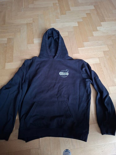 OP'STREET WEAR svart huvtröja, storlek XXL