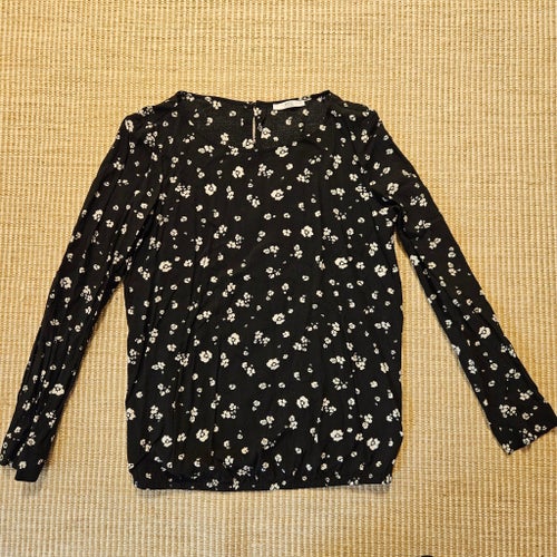 Kvinnas Edc svart blus, stl S