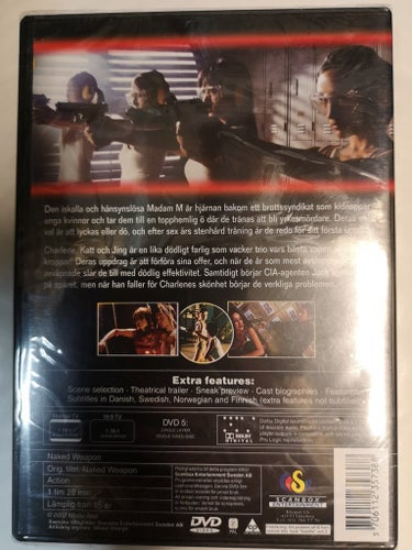 DVD Naked Weapon Svensk text INPLASTAD