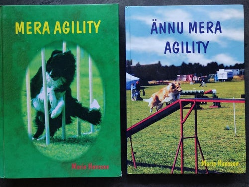 Mera agility och Ännu Mera agility 2 böcker av Marie Hansson