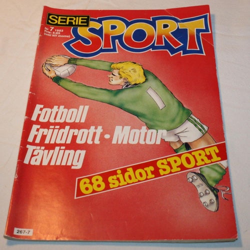 Serie Sport - 1982 - NR 7. Sportprofil: Paolo Rossi, Blixten, Fotbollsskolan.