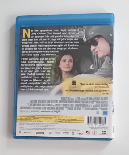Larry Crowne Blu-ray / 2011 / Tom Hanks, Julia Roberts / Svensk Text /Fint Skick