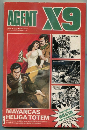 Agent X9 1975 nr 4 Rip Kirby Jeff Hawke Johnny Hazard