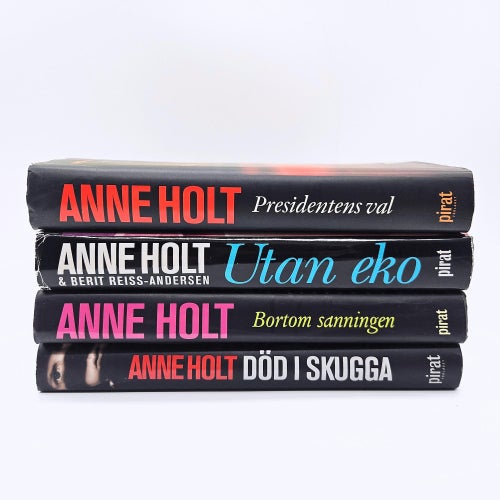 Anne Holt - bokpaket med 4 böcker