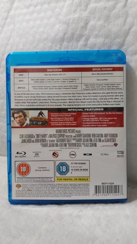 Clint Eastwood Dirty Harry Blu-ray