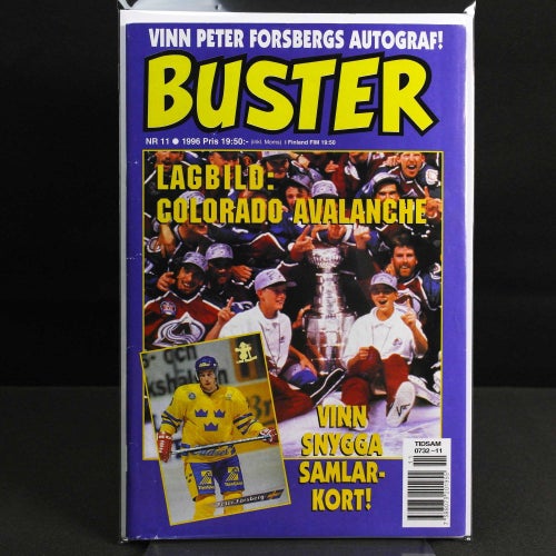 Buster - 1996 - NR 11 - Poster: Colorado Avalanche