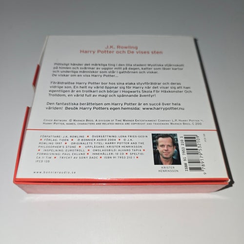 Harry Potter och De Vises Sten Ljudbok 10 CD