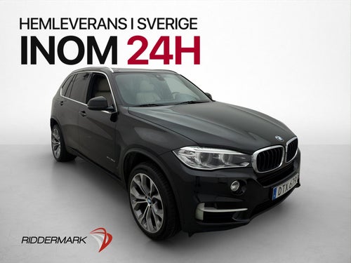 BMW X5 xDrive30d 258hk Pano Skinn Kamera H/K HUD Dragkrok