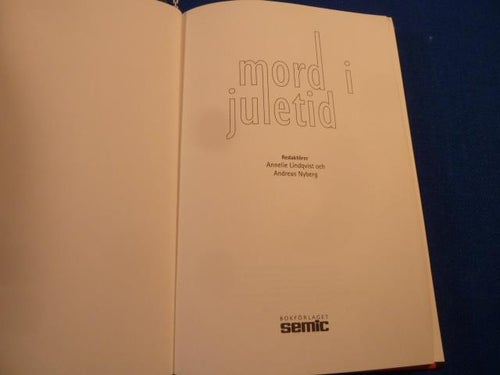 MORD I JULETID, A. DAHL, ..., 2005,  BÖCKER