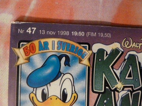KALLE ANKA & CO, NR 47-1998, TIDNING