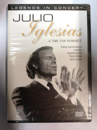 DVD Julio Iglesias Legends in Concert INPLASTAD