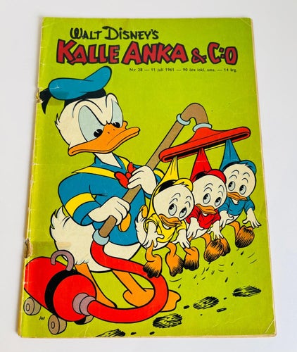Walt Disney´s Kalle Anka & C:o  x 2 . Nr 28-61 & 4-63