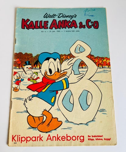 Walt Disney´s Kalle Anka & C:o  x 2 . Nr 28-61 & 4-63
