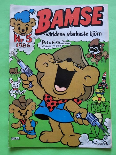 Bamse nr 5 från 1986
