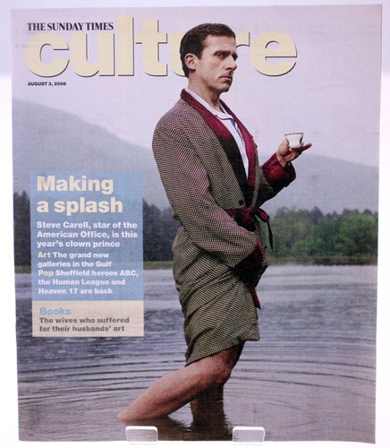 The Sunday Times 'Culture' Magazine-Steve Carell-August 3rd 2008-NEW-Weight 172g