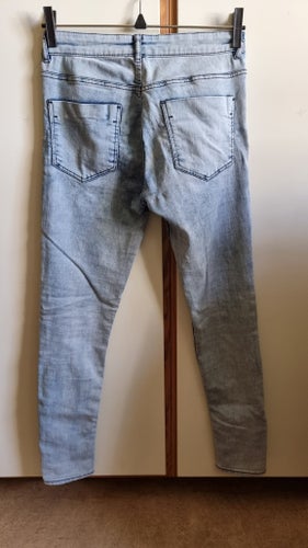 H&M blåa jeans, Stretch, storlek 36