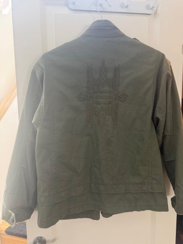 ZARA BASIC grön jacka, storlek S