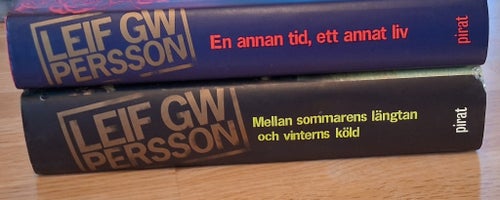 Bokpaket Del 1-2 i trilogin Välfärdsstatens fall av Leif GW Persson 2003