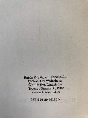 FLICKAN SOM GICK VILSE Siv Widerberg Eva Lindström 1989
