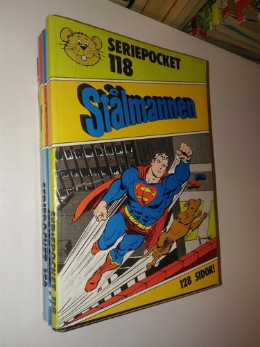 Seriepocket Stålmannen 118. Very Good Plus