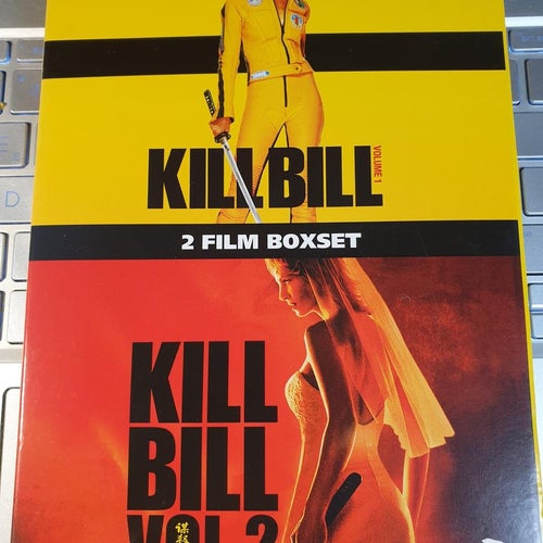Kill Bill Vol. 1 (2003) & Kill Bill Vol. 2 (2004) -2DVD- M-/Nyskick