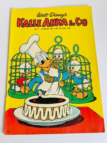 Walt Disney´s Kalle Anka & C:o  x 2 . Nr 2 & 3 - 1967