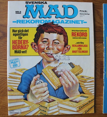 SVENSKA MAD 1982 : 5 med Bilaga