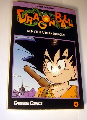 DRAGONBALL MANGA serie svenska NY OLÄST !!! Nr 4 !!!