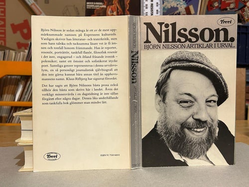 Nilsson. Björn Nilsson Artiklar i urval av Klaus Rifbjerg, Very fine