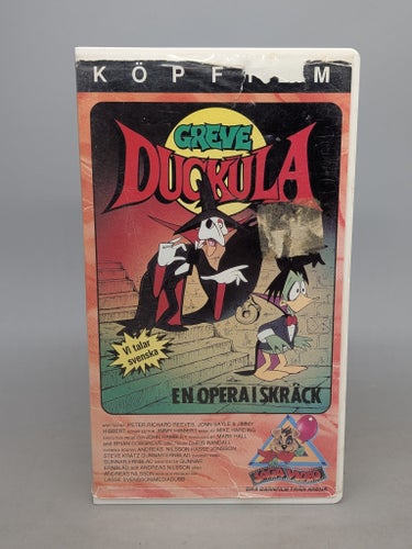 Greve Duckula - En Opera I Skräck - Svenskt tal - VHS