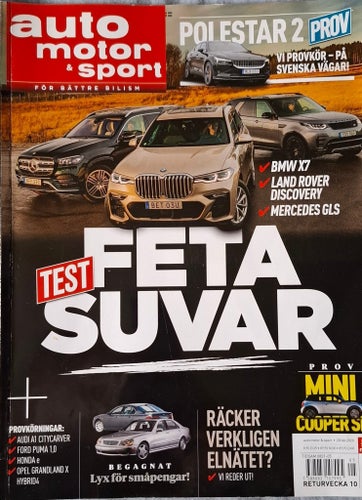 Auto Motor & Sport Tidning - Feta Suvar Test