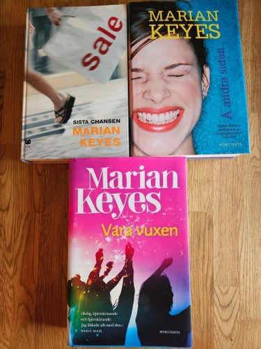 3 inbundna böcker av Marian Keyes