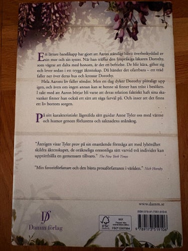 Farväl för nybörjare av Anne Tyler, 2007