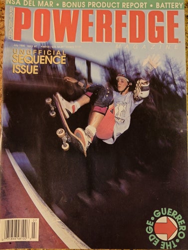 Poweredge Magazine - Skateboard - Skate - July 1990 - Vol.3, No.7 - Vintage