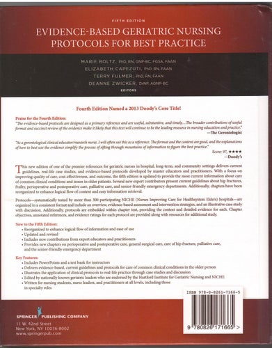 Evidence-Based Geriatric Nursing Protocols for Best Practice, Fifth Edition