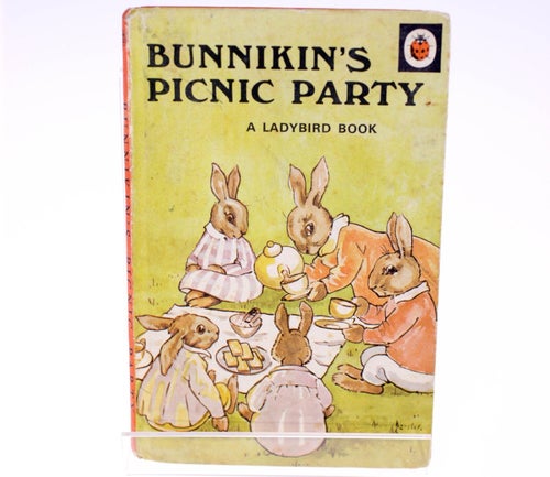 Bunnikin's Picnic Party Series 401 vintage 1960s Ladybird book-Weight 90g