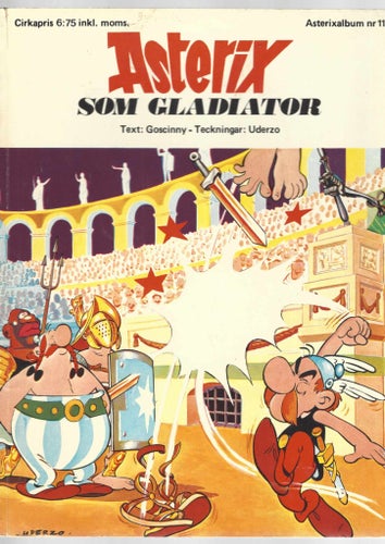 Asterix som Gladiator skick vg
