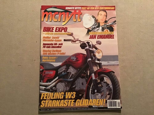 MC NYTT NR 4 2001 JAN EMANUEL ROBINSONVINNARE,DRAG KUNGEN KARLING,MARAUDER