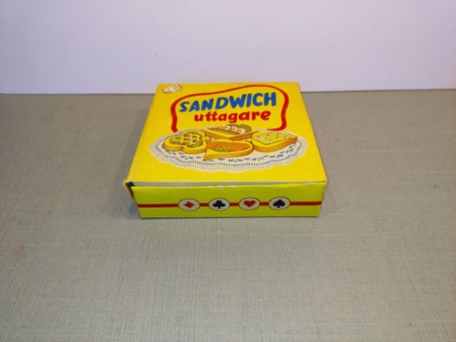 Sandwichuttagare spelkort (1940-tal, 1950-tal(?), sviter, färger, sandwich)